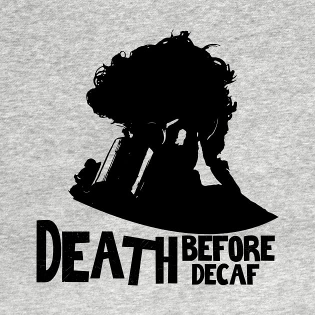 DEATH BEFORE DECAF MYSTERIOUS GUY by NICHE&NICHE